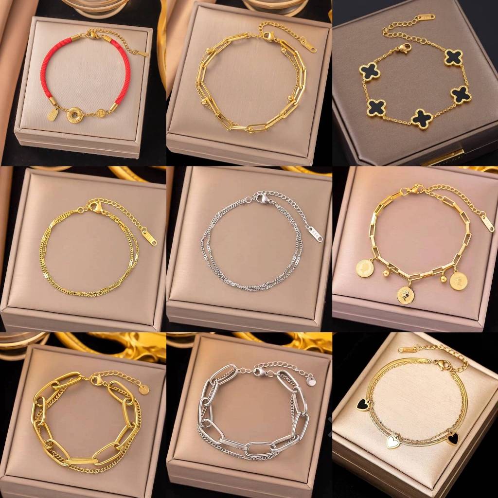 可戴洗澡钛钢手链B0021